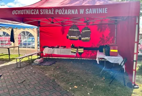 OSP Sawin wzbogaciło się o nowy sprzęt ratowniczy dzięki firmie Sunly