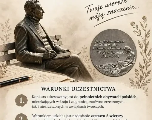 XIX Ogólnopolski Konkurs Poetycki im. Wacława Iwaniuka – trwają zgłoszenia
