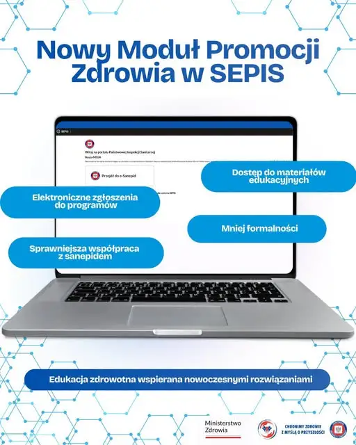 Nowy moduł Promocja Zdrowia w systemie SEPIS ułatwia zgłaszanie programów edukacyjnych