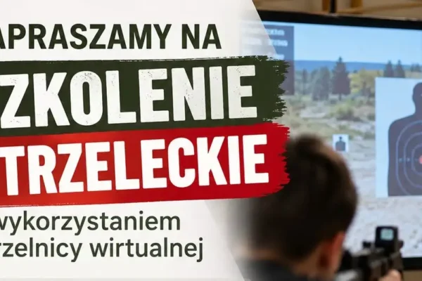 Wirtualna strzelnica w Białopolu – szkolenie strzeleckie dla mieszkańców gminy