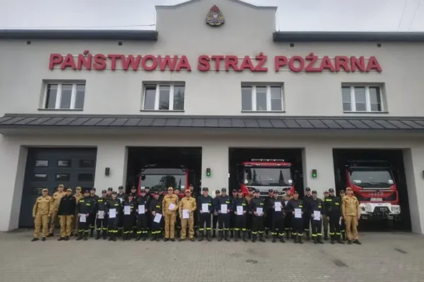 33 druhów ukończyło kurs dowódców OSP w Chełmie