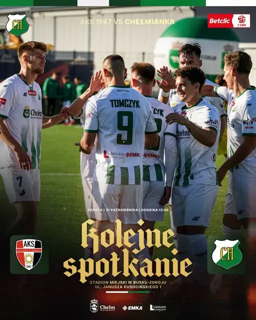 Chełmianka Chełm zagra na wyjeździe z AKS Busko-Zdrój