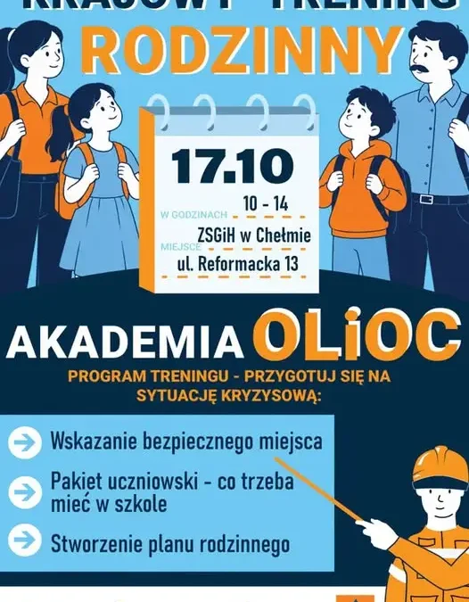 Chełm: Krajowy Trening Rodzinny Akademii OLiOC z udziałem policji