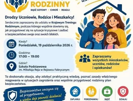 Rejowiec Fabryczny: otwarty poniedziałek i Krajowy Trening Rodzinny w szkole
