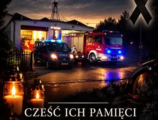 Tragedia w strażackiej rodzinie: dwóch strażaków zginęło podczas akcji gaśniczej