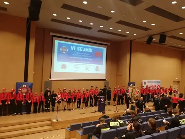 Młodzieżowa Drużyna Pożarnicza z gminy Kamień na VI Sejmiku MDP w Lublinie
