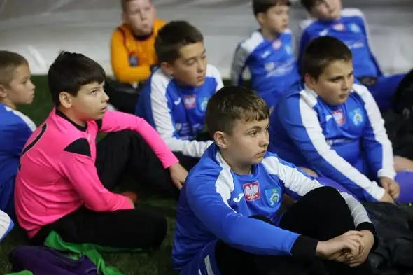 Młodzi piłkarze Astry Zleśniewice rozegrali sparing z Górnikiem Łęczna