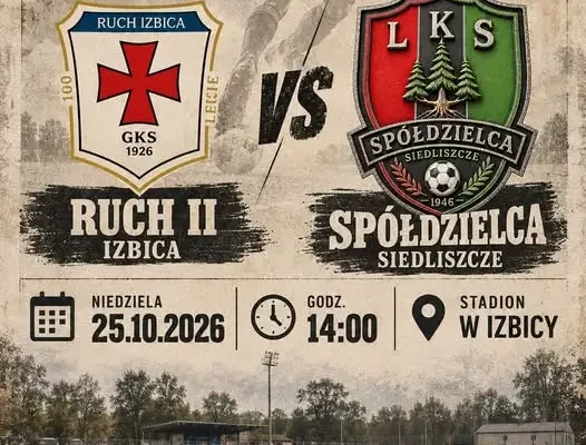 Ruch II Izbica zmierzy się ze Spółdzielcą Siedliszcze w 10. kolejce Macron A klasy