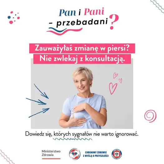 Zmiany w piersiach, których nie wolno ignorować – GIS przypomina o profilaktyce
