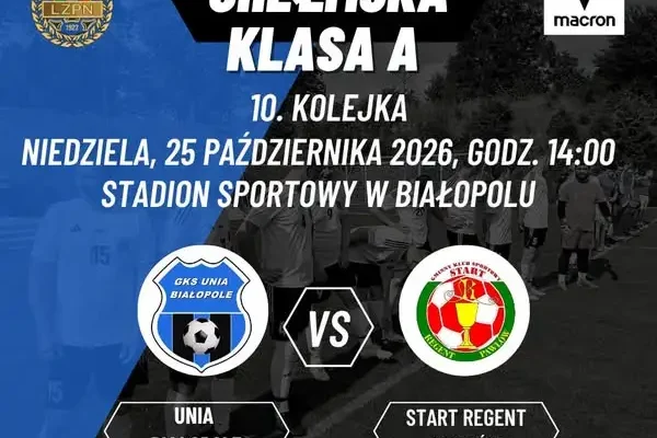 Unia Białopole zagra w niedzielę ze Startem Pawłów w X kolejce Chełmskiej Klasy A
