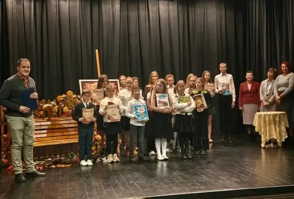 Uczeń z klasy II wyróżniony w Powiatowym Konkursie Recytatorskim w Opolu Lubelskim