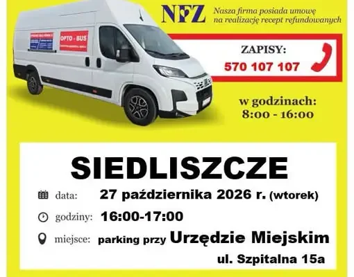 Opto-Bus zaprasza na bezpłatne badanie wzroku w Siedliszczu