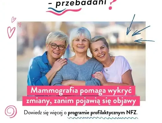 Bezpłatna mammografia dla kobiet 45–74 lata – sprawdź, czy możesz skorzystać