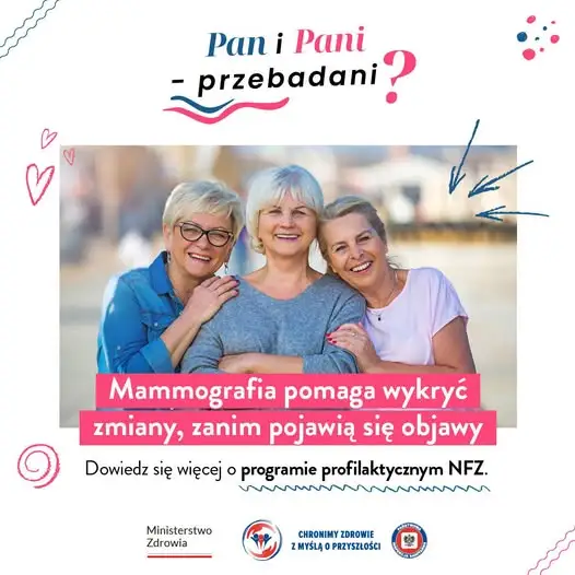 Bezpłatna mammografia dla kobiet 45–74 lata – sprawdź, czy możesz skorzystać