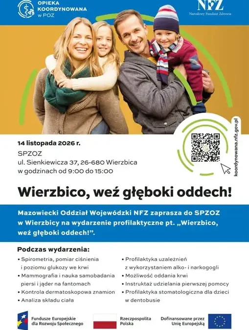 Bezpłatne badania i konsultacje w Wierzbicy – zapisz się już dziś!